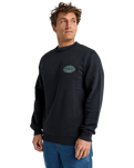 The Billabong Mens Foundation Sweatshirt in Black
