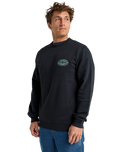 The Billabong Mens Foundation Sweatshirt in Black