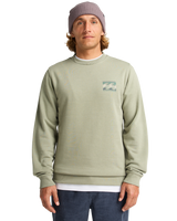 The Billabong Mens Foundation Sweatshirt in Grey Green