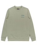 The Billabong Mens Foundation Sweatshirt in Grey Green