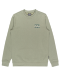 The Billabong Mens Foundation Sweatshirt in Grey Green