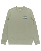 The Billabong Mens Foundation Sweatshirt in Grey Green