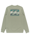 The Billabong Mens Foundation Sweatshirt in Grey Green