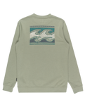 The Billabong Mens Foundation Sweatshirt in Grey Green
