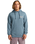 The Billabong Mens Foundation Hoodie in Slate Blue