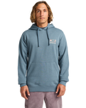 The Billabong Mens Foundation Hoodie in Slate Blue