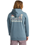 The Billabong Mens Foundation Hoodie in Slate Blue