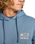 The Billabong Mens Foundation Hoodie in Slate Blue
