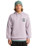 The Billabong Mens Foundation Hoodie in Light Purple