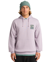 The Billabong Mens Foundation Hoodie in Light Purple