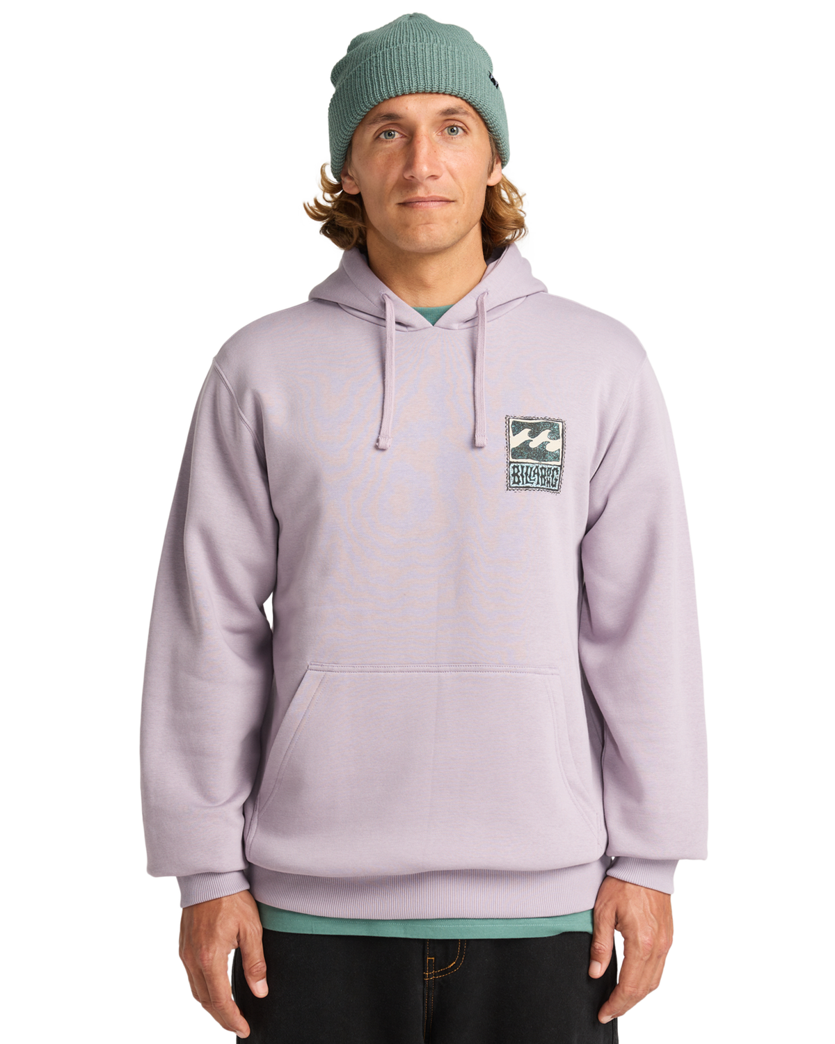 The Billabong Mens Foundation Hoodie in Light Purple