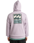 The Billabong Mens Foundation Hoodie in Light Purple