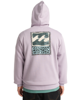 The Billabong Mens Foundation Hoodie in Light Purple