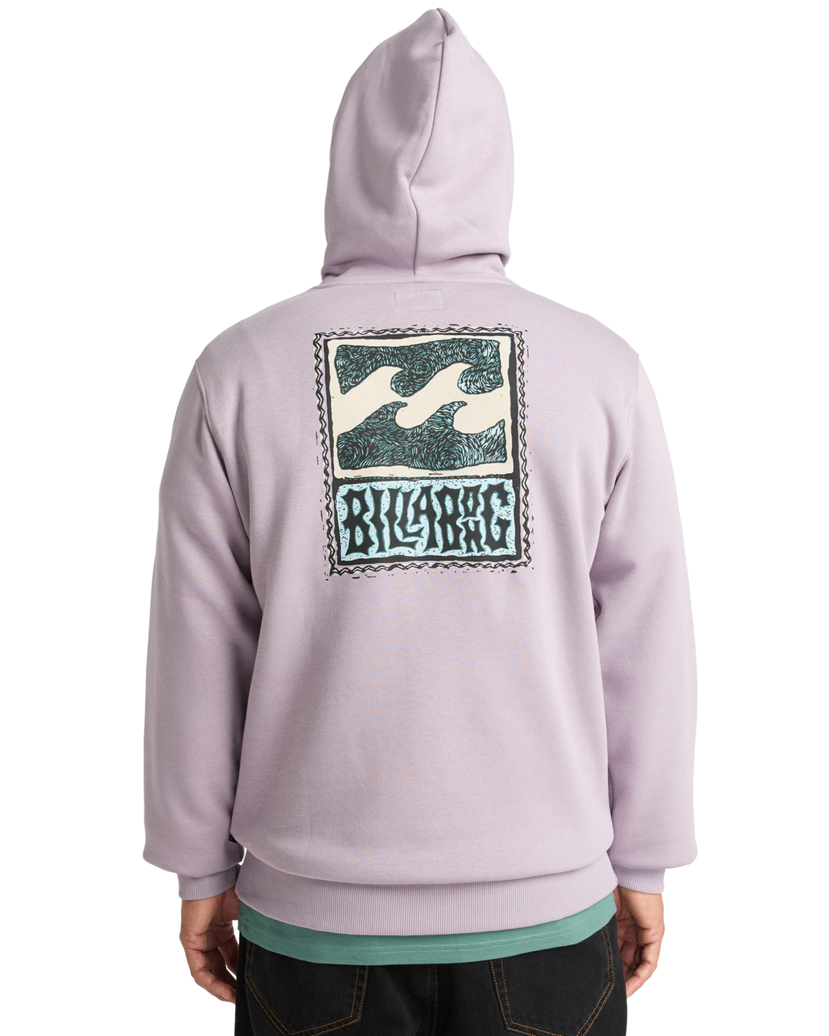 The Billabong Mens Foundation Hoodie in Light Purple