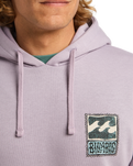 The Billabong Mens Foundation Hoodie in Light Purple