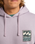 The Billabong Mens Foundation Hoodie in Light Purple