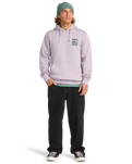 The Billabong Mens Foundation Hoodie in Light Purple