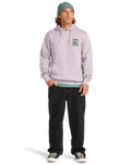 The Billabong Mens Foundation Hoodie in Light Purple