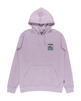 The Billabong Mens Foundation Hoodie in Light Purple