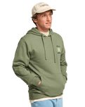 Foundation Hoodie in Moss Green