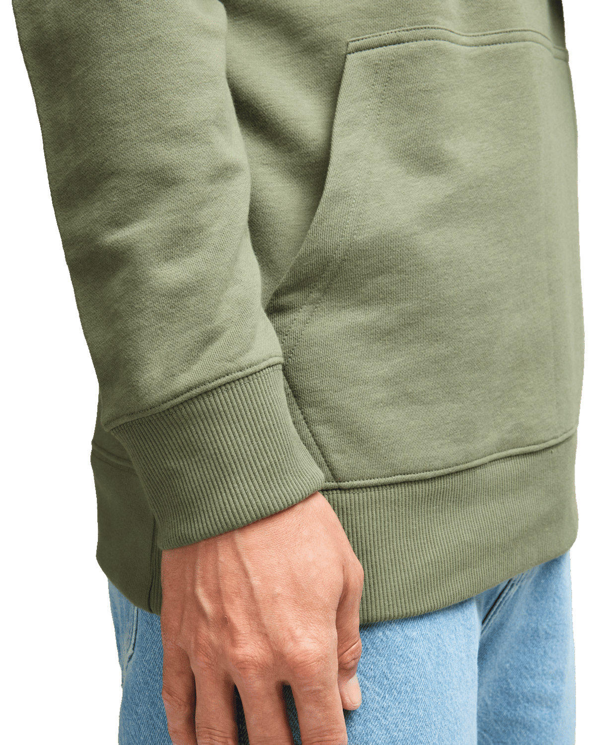 Foundation Hoodie in Moss Green