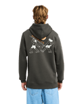 The Billabong Mens Droppin Hoodie in Raven