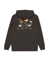 The Billabong Mens Droppin Hoodie in Raven