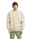 The Billabong Mens Trail Jumper in Sand Khaki