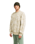 The Billabong Mens Trail Jumper in Sand Khaki