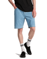 Big Denim Walkshorts in Bleach Wash