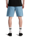 Big Denim Walkshorts in Bleach Wash