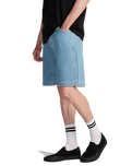 Big Denim Walkshorts in Bleach Wash