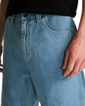 Big Denim Walkshorts in Bleach Wash