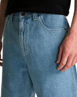 Big Denim Walkshorts in Bleach Wash