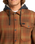 The Billabong Mens Furnace Flannel Hoodie Shirt in Dark Cedar