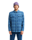 The Billabong Mens Offshore Jacquard Flannel Shirt in Real Teal