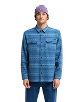 The Billabong Mens Offshore Jacquard Flannel Shirt in Real Teal
