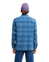 The Billabong Mens Offshore Jacquard Flannel Shirt in Real Teal