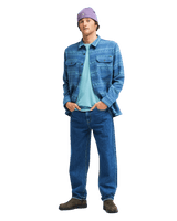 The Billabong Mens Offshore Jacquard Flannel Shirt in Real Teal