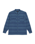 The Billabong Mens Offshore Jacquard Flannel Shirt in Real Teal