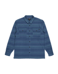 The Billabong Mens Offshore Jacquard Flannel Shirt in Real Teal