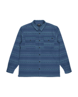 The Billabong Mens Offshore Jacquard Flannel Shirt in Real Teal