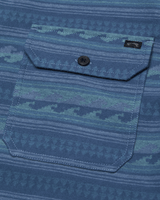 The Billabong Mens Offshore Jacquard Flannel Shirt in Real Teal