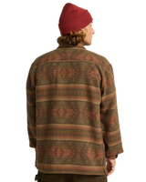 The Billabong Mens Offshore Jacquard Flannel Shirt in Dark Cedar