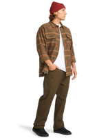 The Billabong Mens Offshore Jacquard Flannel Shirt in Dark Cedar