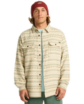 The Billabong Mens Offshore Jacquard Flannel Shirt in Hunter