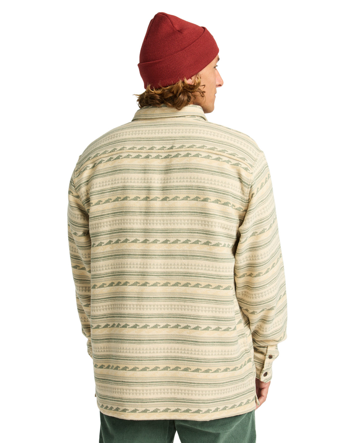 The Billabong Mens Offshore Jacquard Flannel Shirt in Hunter