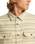 The Billabong Mens Offshore Jacquard Flannel Shirt in Hunter