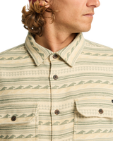 The Billabong Mens Offshore Jacquard Flannel Shirt in Hunter
