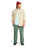 The Billabong Mens Offshore Jacquard Flannel Shirt in Hunter